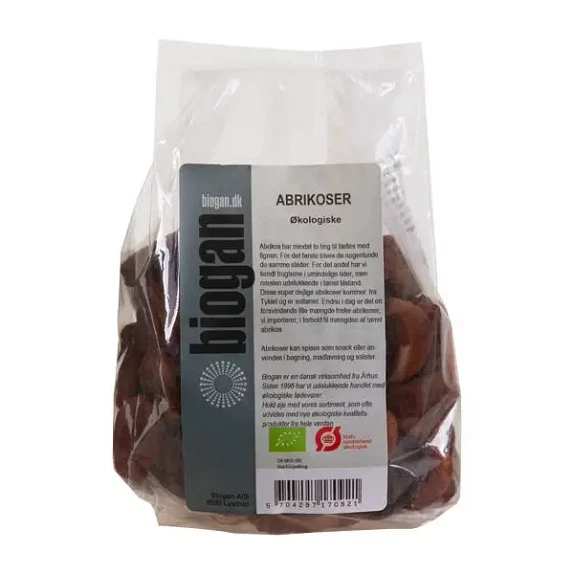 Abrikoser Biogan 500 g økologisk